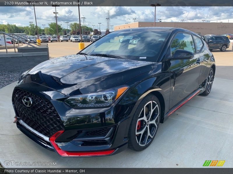 Front 3/4 View of 2020 Veloster N