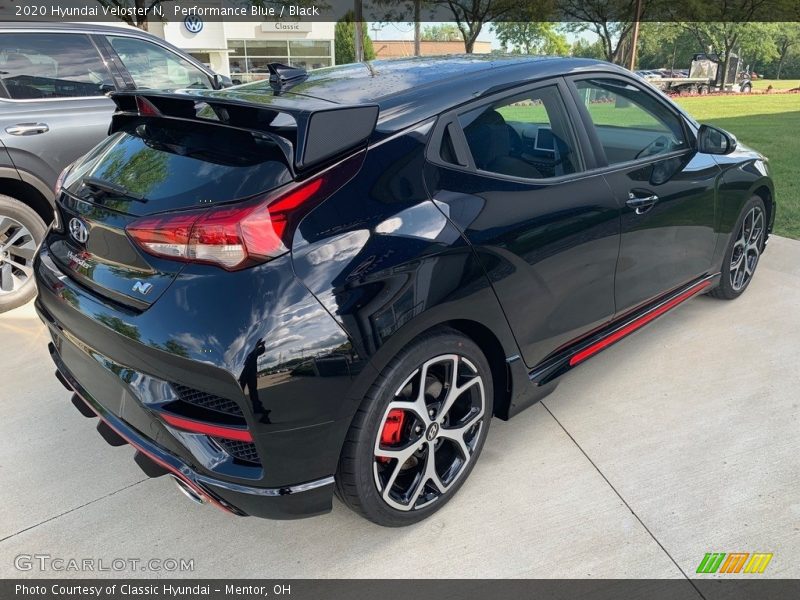  2020 Veloster N Performance Blue