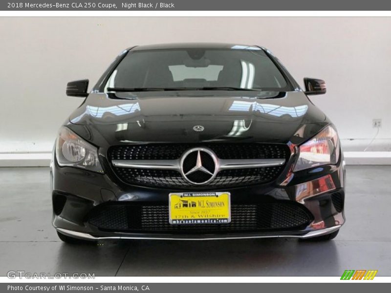 Night Black / Black 2018 Mercedes-Benz CLA 250 Coupe