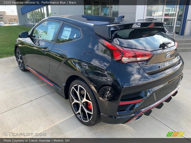 Performance Blue / Black 2020 Hyundai Veloster N