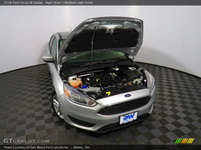 Ingot Silver / Medium Light Stone 2018 Ford Focus SE Sedan