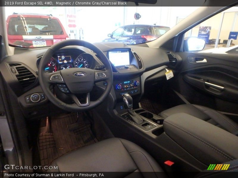 Magnetic / Chromite Gray/Charcoal Black 2019 Ford Escape SEL 4WD