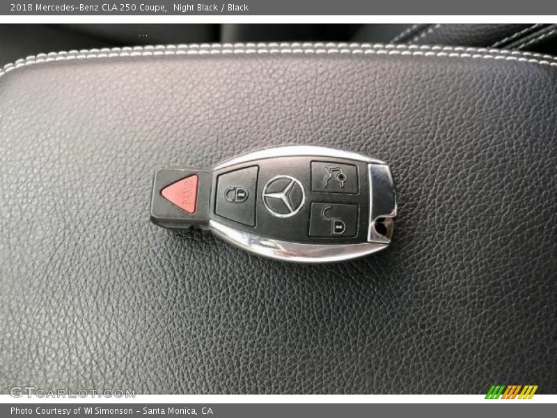 Night Black / Black 2018 Mercedes-Benz CLA 250 Coupe