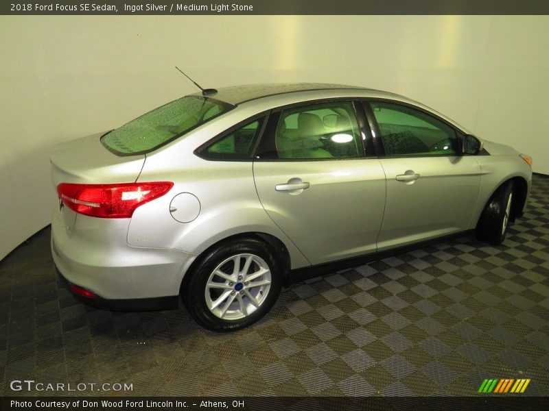 Ingot Silver / Medium Light Stone 2018 Ford Focus SE Sedan
