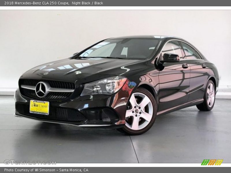 Night Black / Black 2018 Mercedes-Benz CLA 250 Coupe