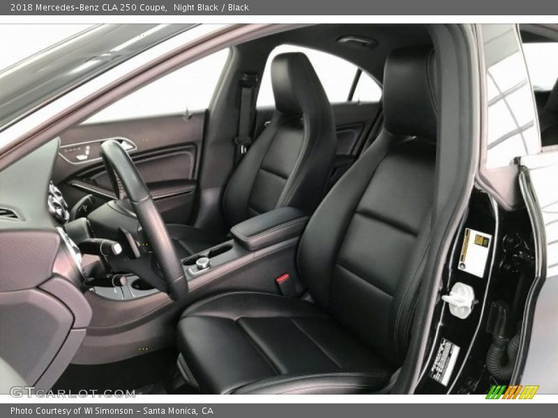 Night Black / Black 2018 Mercedes-Benz CLA 250 Coupe