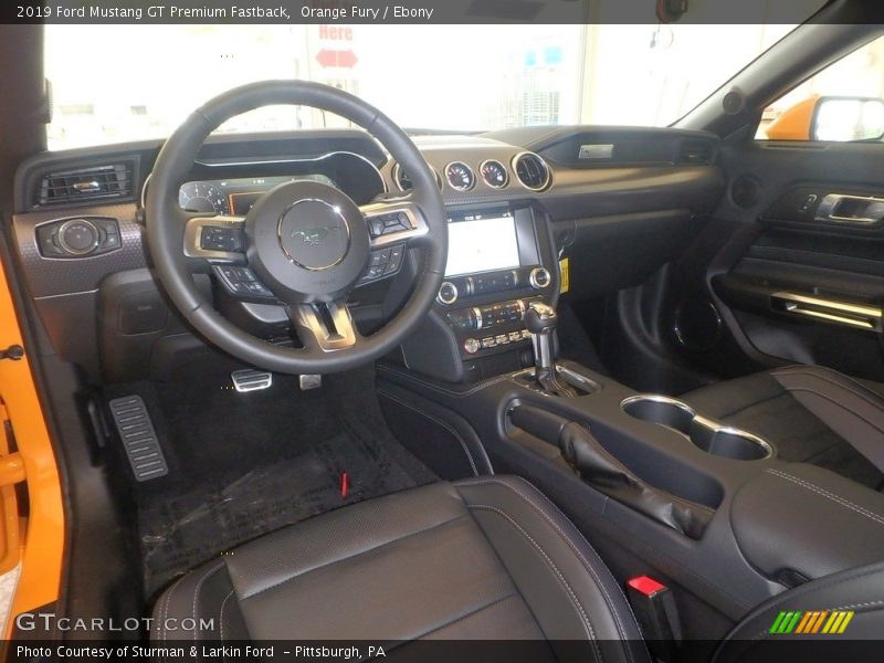 Front Seat of 2019 Mustang GT Premium Fastback