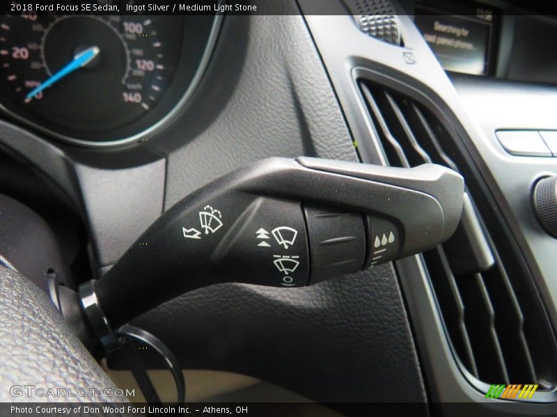 Ingot Silver / Medium Light Stone 2018 Ford Focus SE Sedan