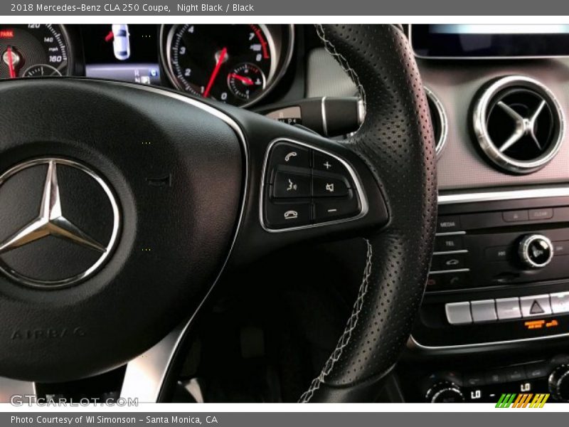 Night Black / Black 2018 Mercedes-Benz CLA 250 Coupe