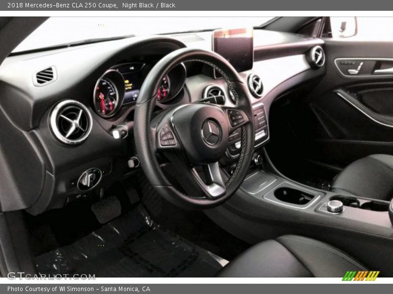 Night Black / Black 2018 Mercedes-Benz CLA 250 Coupe