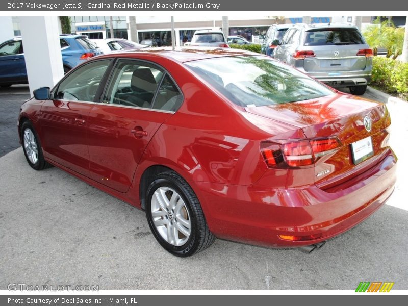 Cardinal Red Metallic / Black/Palladium Gray 2017 Volkswagen Jetta S