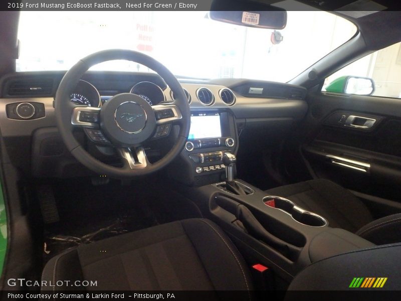 Need For Green / Ebony 2019 Ford Mustang EcoBoost Fastback