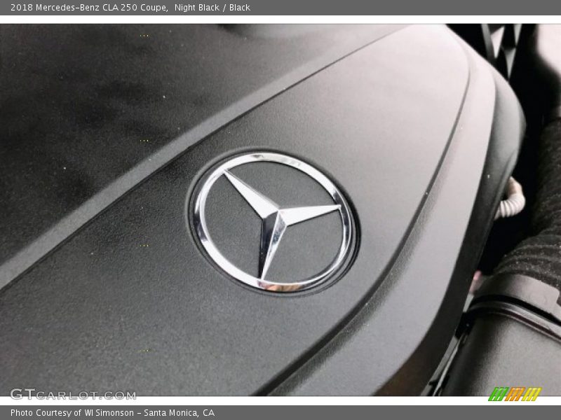 Night Black / Black 2018 Mercedes-Benz CLA 250 Coupe