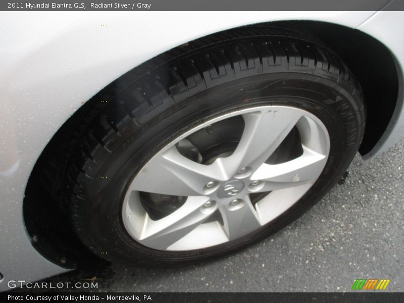 Radiant Silver / Gray 2011 Hyundai Elantra GLS