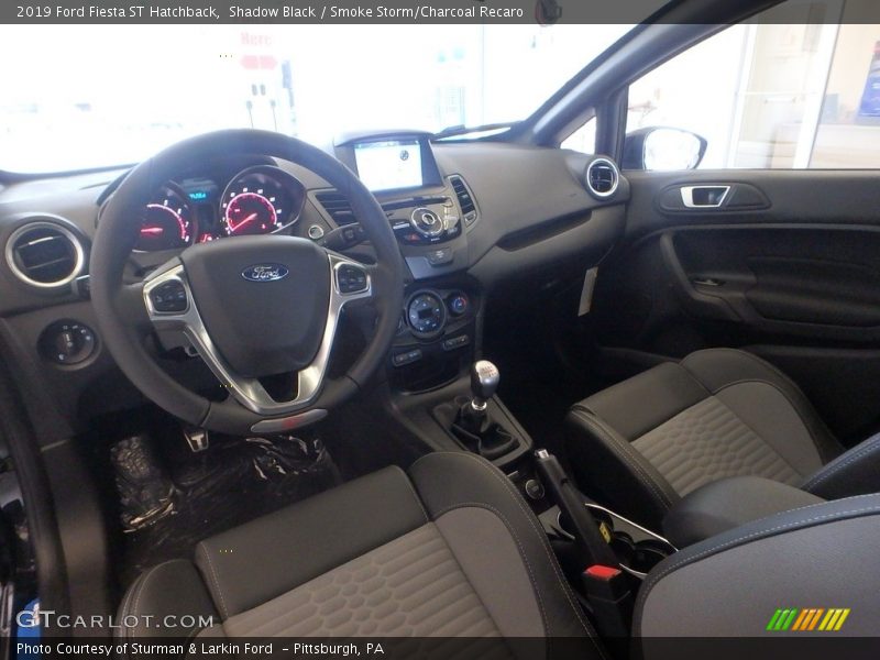  2019 Fiesta ST Hatchback Smoke Storm/Charcoal Recaro Interior