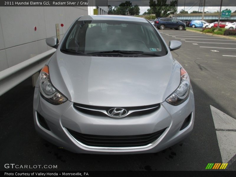 Radiant Silver / Gray 2011 Hyundai Elantra GLS