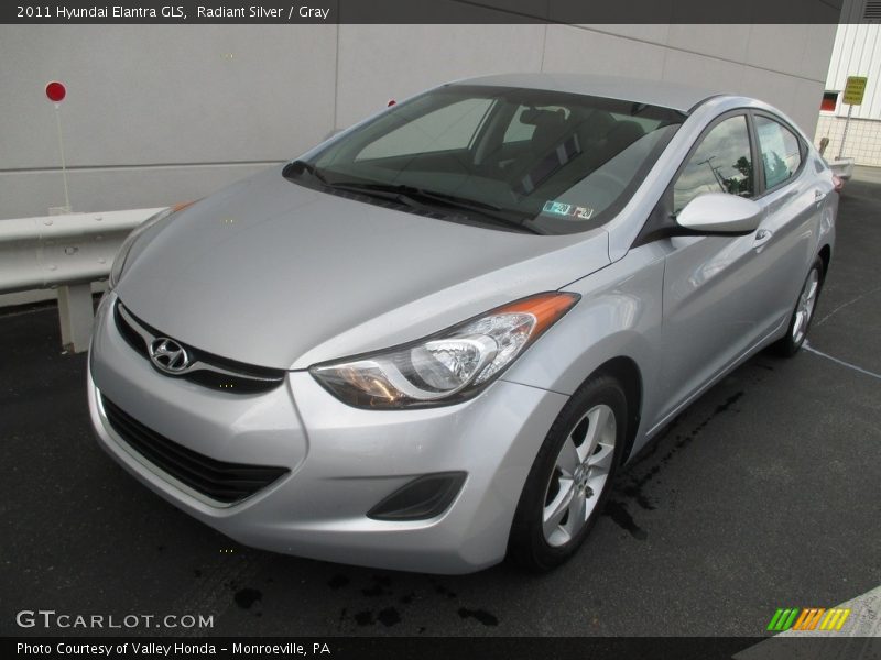 Radiant Silver / Gray 2011 Hyundai Elantra GLS