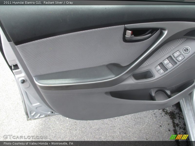 Radiant Silver / Gray 2011 Hyundai Elantra GLS