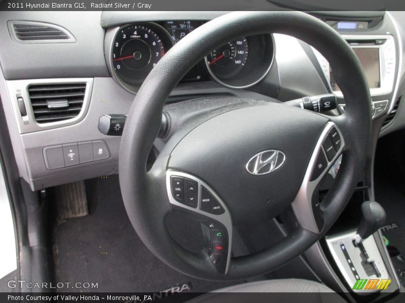 Radiant Silver / Gray 2011 Hyundai Elantra GLS