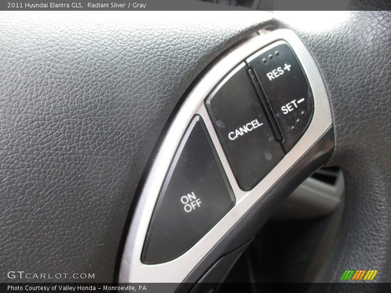 Radiant Silver / Gray 2011 Hyundai Elantra GLS