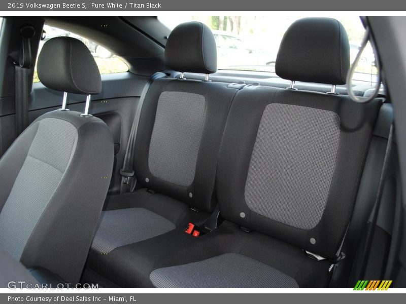 Rear Seat of 2019 Beetle S