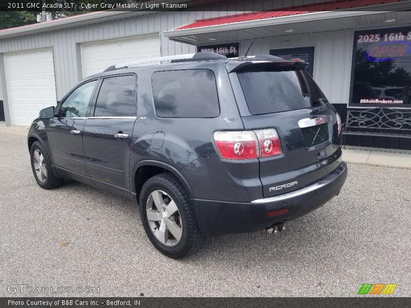 Cyber Gray Metallic / Light Titanium 2011 GMC Acadia SLT