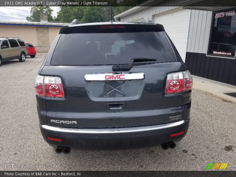 Cyber Gray Metallic / Light Titanium 2011 GMC Acadia SLT