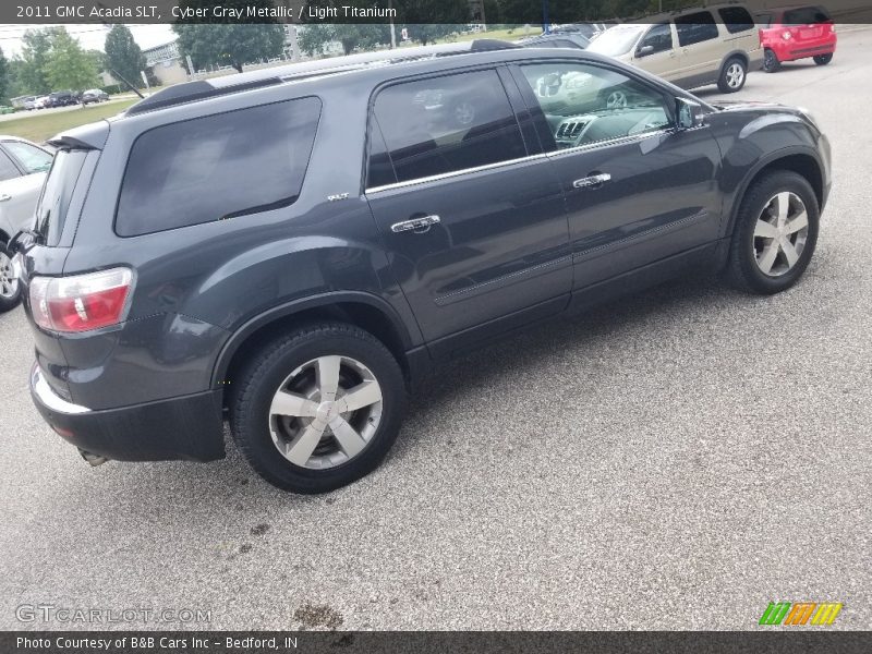 Cyber Gray Metallic / Light Titanium 2011 GMC Acadia SLT