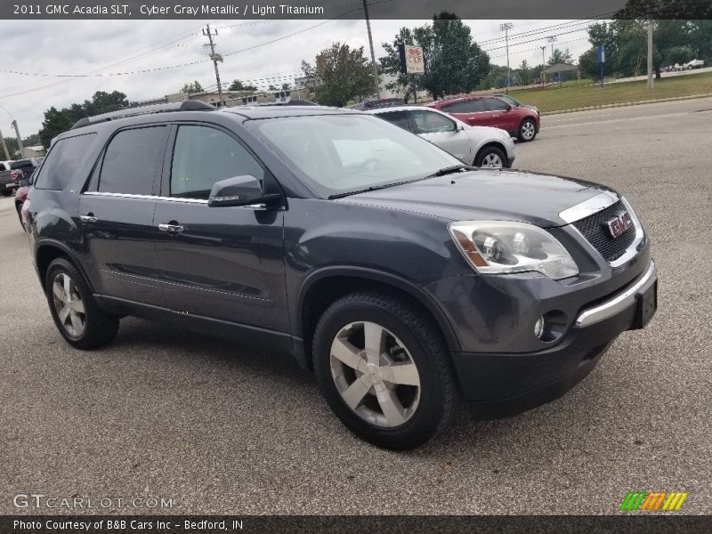 Cyber Gray Metallic / Light Titanium 2011 GMC Acadia SLT