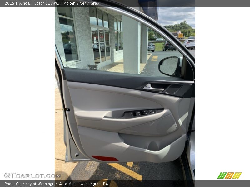 Molten Silver / Gray 2019 Hyundai Tucson SE AWD