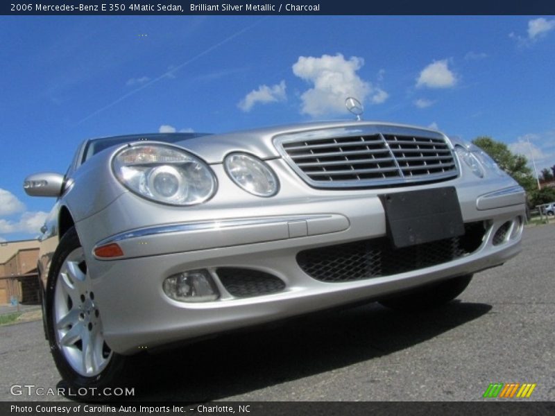 Brilliant Silver Metallic / Charcoal 2006 Mercedes-Benz E 350 4Matic Sedan