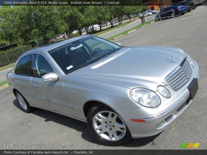 Brilliant Silver Metallic / Charcoal 2006 Mercedes-Benz E 350 4Matic Sedan