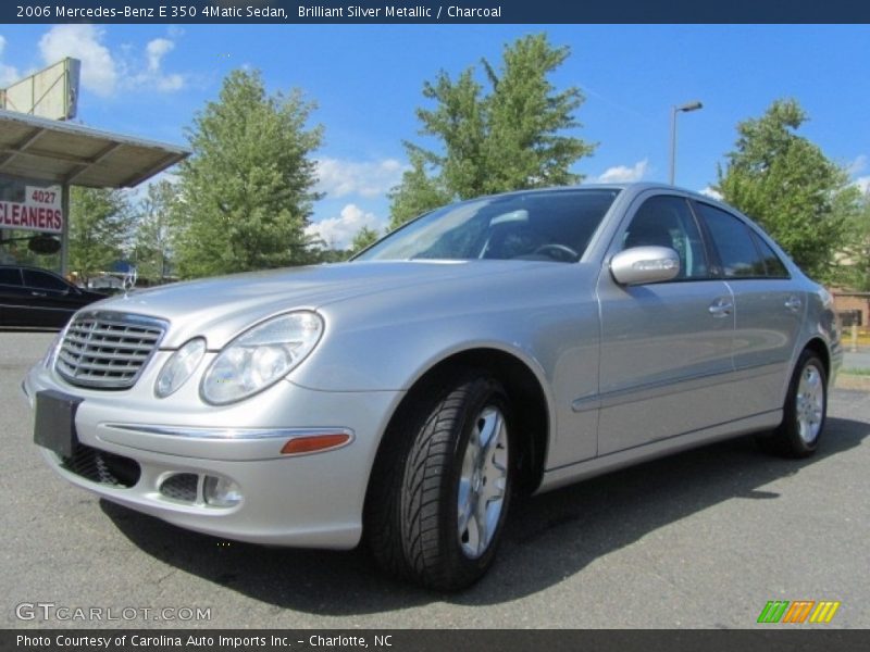 Brilliant Silver Metallic / Charcoal 2006 Mercedes-Benz E 350 4Matic Sedan