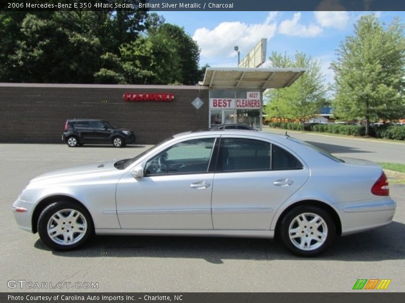 Brilliant Silver Metallic / Charcoal 2006 Mercedes-Benz E 350 4Matic Sedan