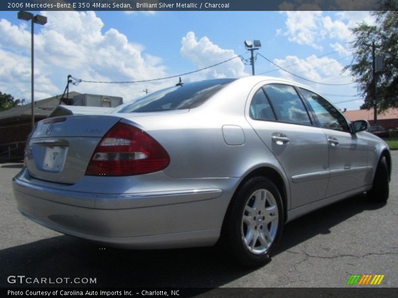 Brilliant Silver Metallic / Charcoal 2006 Mercedes-Benz E 350 4Matic Sedan