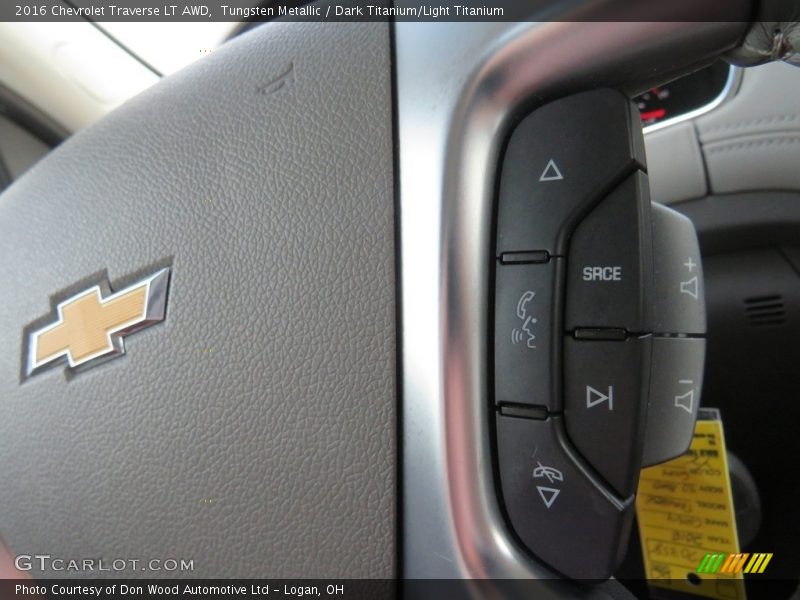 Tungsten Metallic / Dark Titanium/Light Titanium 2016 Chevrolet Traverse LT AWD