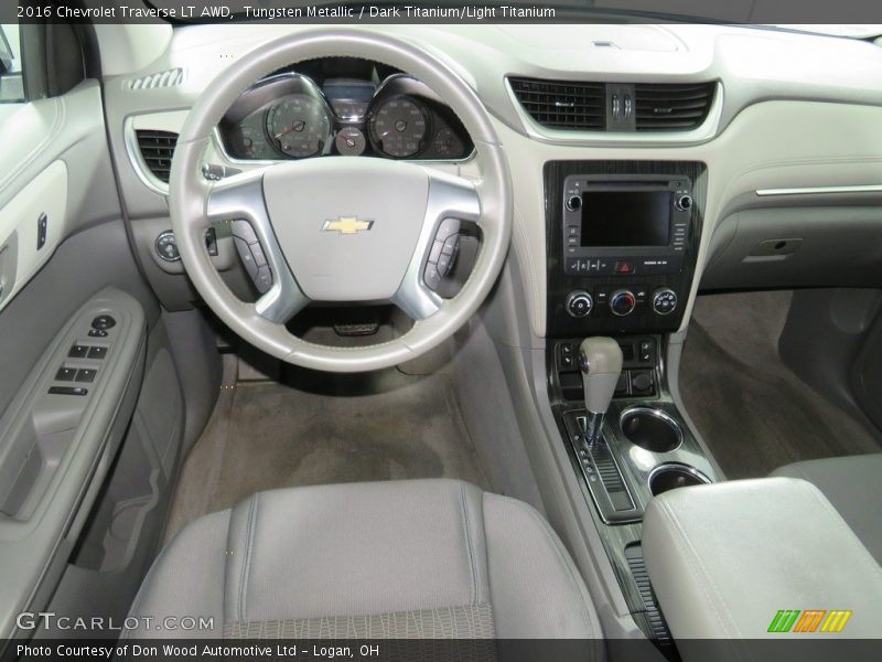 Tungsten Metallic / Dark Titanium/Light Titanium 2016 Chevrolet Traverse LT AWD