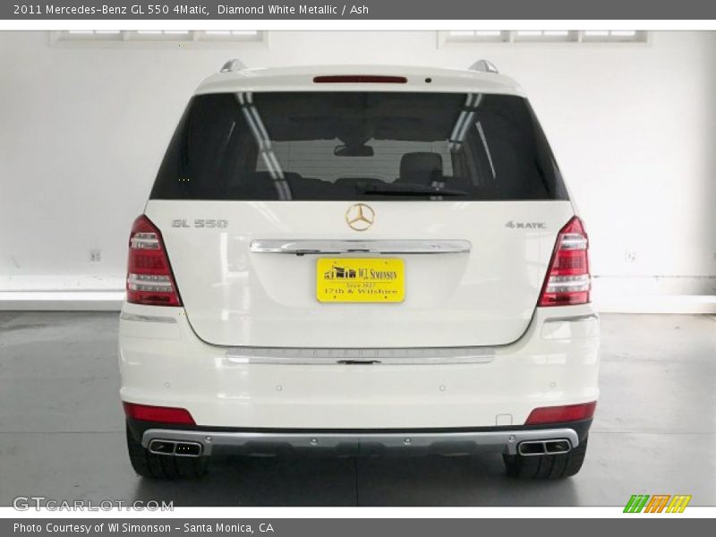 Diamond White Metallic / Ash 2011 Mercedes-Benz GL 550 4Matic