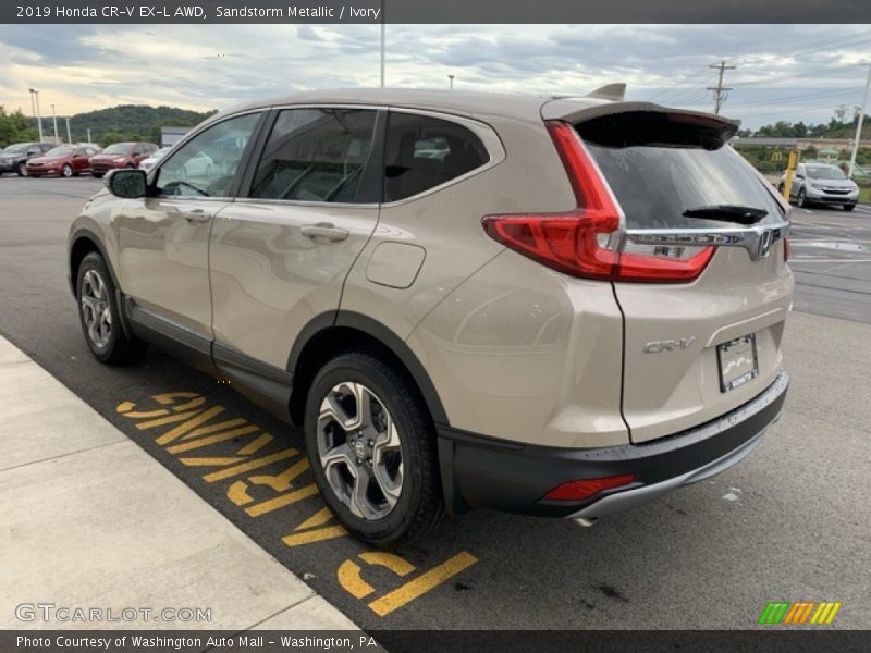 Sandstorm Metallic / Ivory 2019 Honda CR-V EX-L AWD