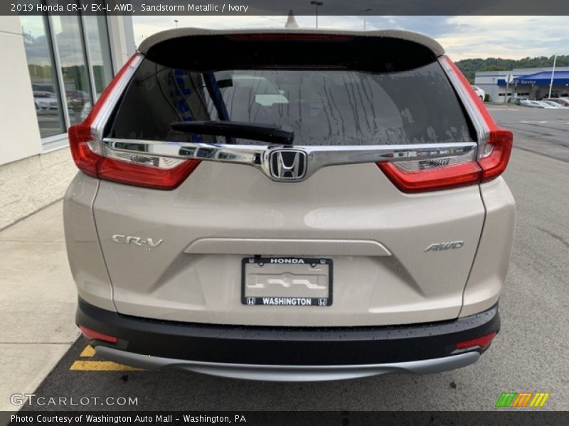 Sandstorm Metallic / Ivory 2019 Honda CR-V EX-L AWD