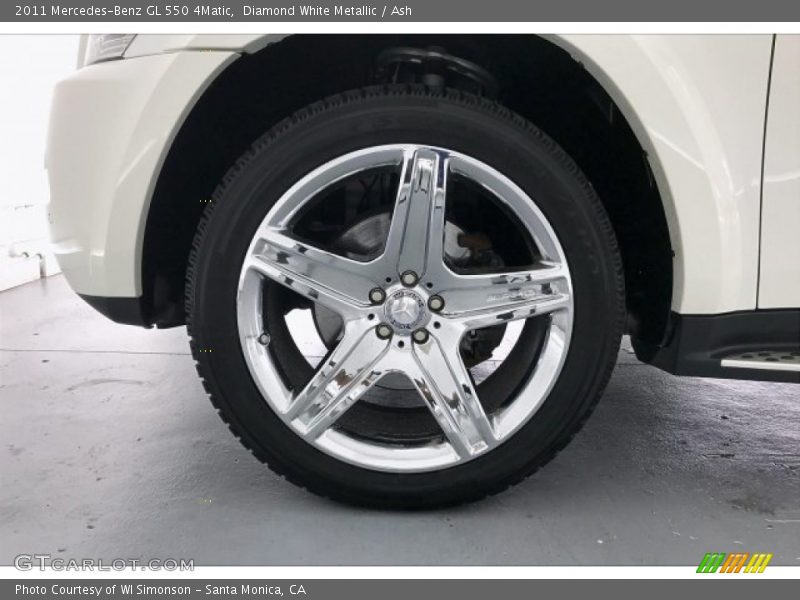 Diamond White Metallic / Ash 2011 Mercedes-Benz GL 550 4Matic