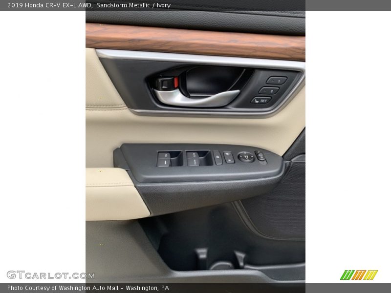 Sandstorm Metallic / Ivory 2019 Honda CR-V EX-L AWD