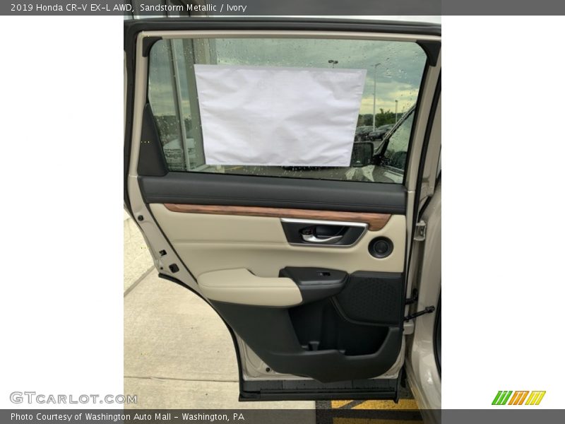 Sandstorm Metallic / Ivory 2019 Honda CR-V EX-L AWD