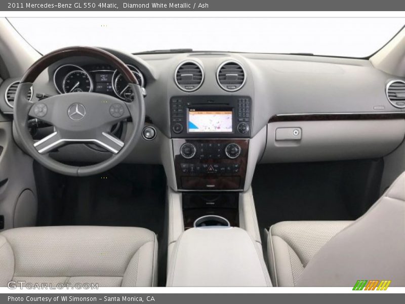 Diamond White Metallic / Ash 2011 Mercedes-Benz GL 550 4Matic