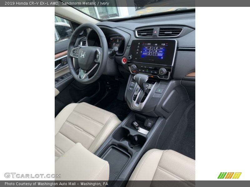 Sandstorm Metallic / Ivory 2019 Honda CR-V EX-L AWD