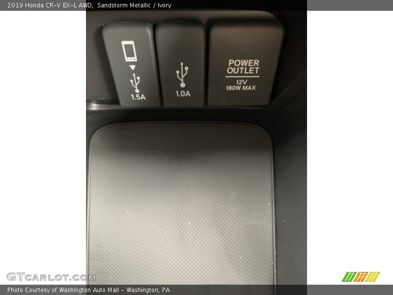 Sandstorm Metallic / Ivory 2019 Honda CR-V EX-L AWD