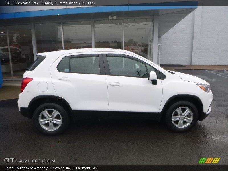 Summit White / Jet Black 2017 Chevrolet Trax LS AWD