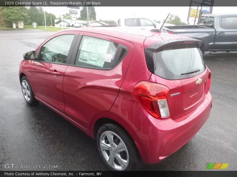 Raspberry Metallic / Jet Black 2020 Chevrolet Spark LS