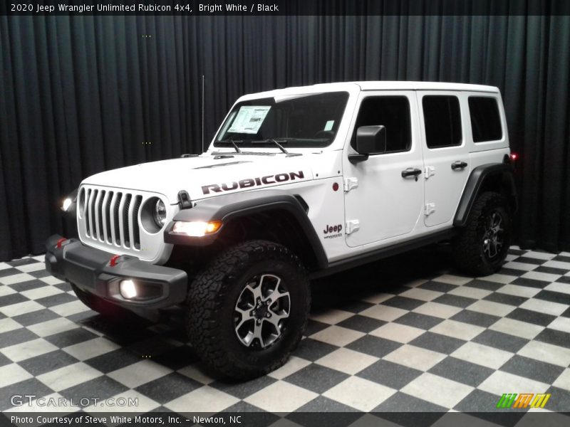 Bright White / Black 2020 Jeep Wrangler Unlimited Rubicon 4x4