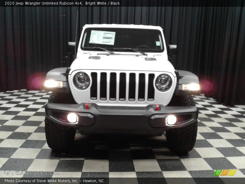 Bright White / Black 2020 Jeep Wrangler Unlimited Rubicon 4x4